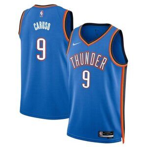 Mens Alex Caruso Blue Jersey
